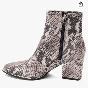 MARC FISHER Leave Snakeskin Boot